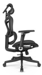Fotel biurowy ergonomiczny obrotowy Hell's Chair HC- 1048 Black Czarny Full Mesh