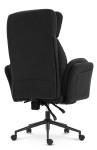 Fotel biurowy ergonomiczny obrotowy Hell's Chair HC- 1036 Black Czarny Tkanina Typu Teddy