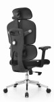 Fotel biurowy ergonomiczny obrotowy Hell's Chair HC- 1053 Czarny TKANINA