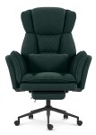 Fotel biurowy ergonomiczny obrotowy Hell's Chair HC- 1036 Green Zielony Tkanina Typu Teddy