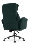 Fotel biurowy ergonomiczny obrotowy Hell's Chair HC- 1036 Green Zielony Tkanina Typu Teddy
