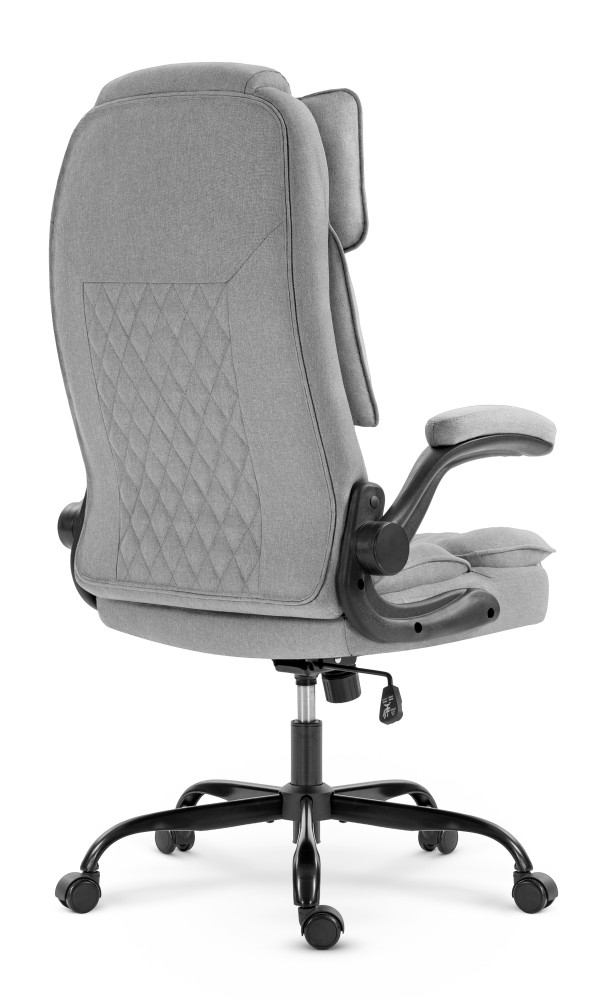 Fotel biurowy obrotowy Hell's Chair HC- 1033 Grey Szary Tkanina