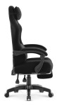 Fotel gamingowy Hell's Chair HC- 1018 Black Czarny Tkanina