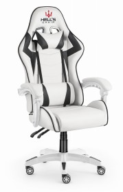 Fotel gamingowy Hell's Chair HC- 1007 White Black Biały 