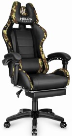 Fotel gamingowy Hell's Chair HC-1039 Moro Green Camouflage