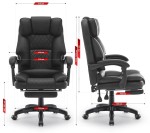 Fotel biurowy obrotowy Hell's Chair HC- 1031 Black