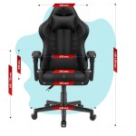 Fotel gamingowy dla dzieci Hell's Chair HC- 1004 KIDS Czarny Tkanina