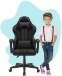 Fotel gamingowy dla dzieci Hell's Chair HC- 1004 KIDS Czarny Tkanina