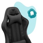 Fotel gamingowy dla dzieci Hell's Chair HC- 1004 KIDS Czarny Tkanina