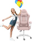 Outletowy Fotel gamingowy dla dzieci Hell's Chair HC- 1000 Kids Pink Różowy Tkanina