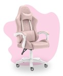 Outletowy Fotel gamingowy dla dzieci Hell's Chair HC- 1000 Kids Pink Różowy Tkanina