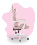 Outletowy Fotel gamingowy dla dzieci Hell's Chair HC- 1000 Kids Pink Różowy Tkanina