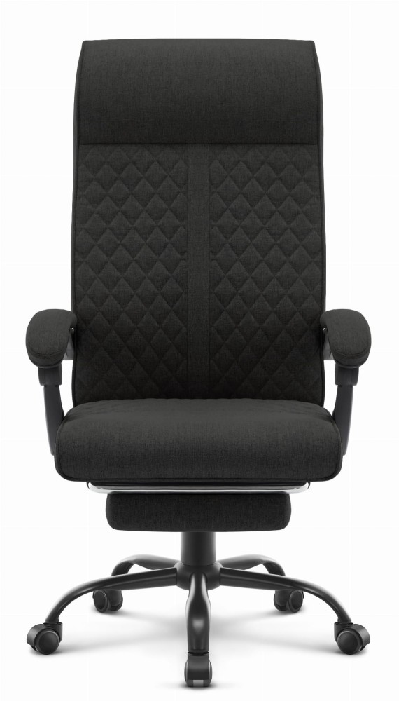 Outletowy fotel biurowy ergonomiczny obrotowy Hell's Chair HC- 1030 Black Czarny TKANINA