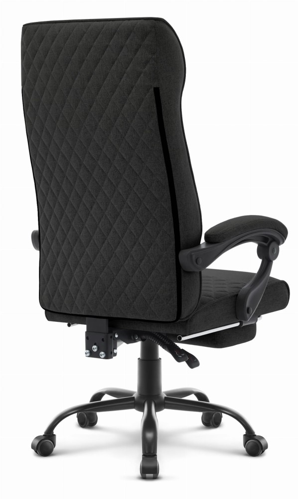 Outletowy fotel biurowy ergonomiczny obrotowy Hell's Chair HC- 1030 Black Czarny TKANINA