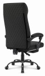 Outletowy fotel biurowy ergonomiczny obrotowy Hell's Chair HC- 1030 Black Czarny TKANINA
