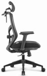 Outletowy Fotel biurowy ergonomiczny obrotowy Hell's Chair HC- 1052 PLUS Czarny TKANINA