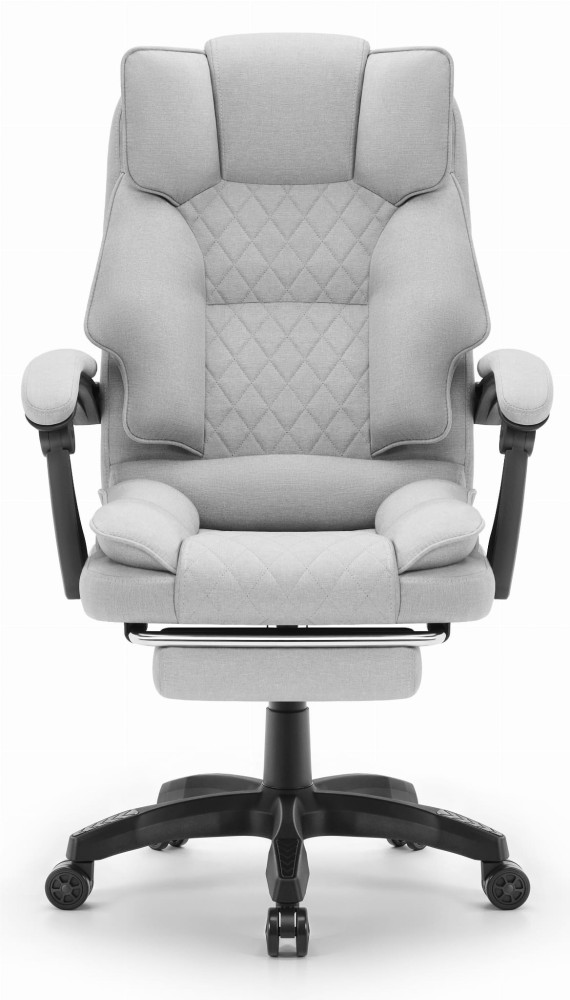 Outletowy Fotel biurowy obrotowy Hell's Chair HC- 1031 Grey Szary Tkanina