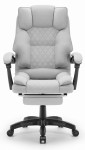 Outletowy Fotel biurowy obrotowy Hell's Chair HC- 1031 Grey Szary Tkanina