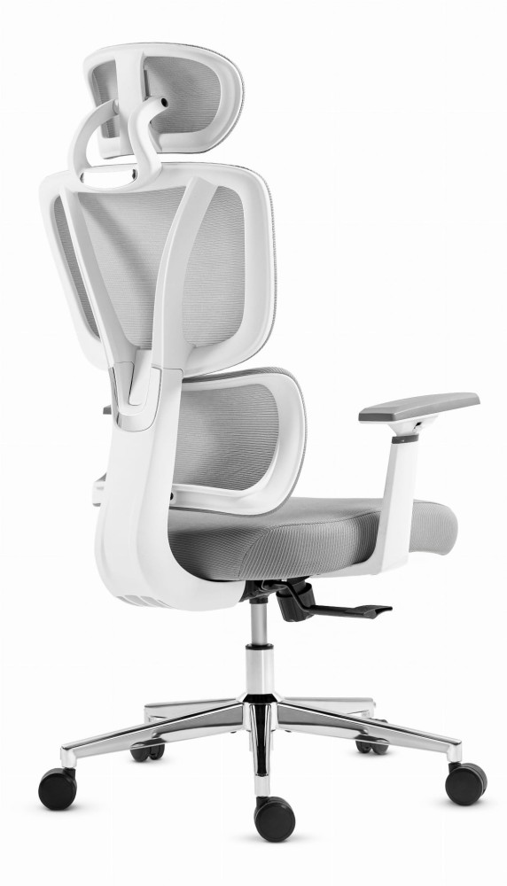Fotel biurowy ergonomiczny obrotowy Hell's Chair HC- 1043 Szary Tkanina